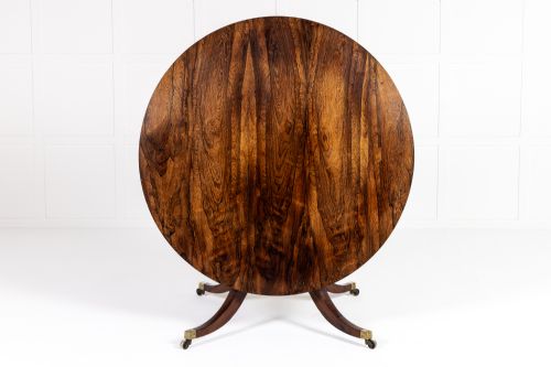 19TH CENTURY ENGLISH ROSEWOOD CENTRE TABLE - ADDITIONAL PHOTO 5