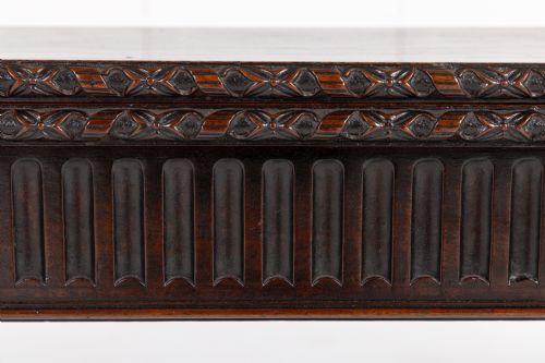 18TH CENTURY GEORGE III MAHOGANY TEA TABLE - ADDITIONAL PHOTO 6