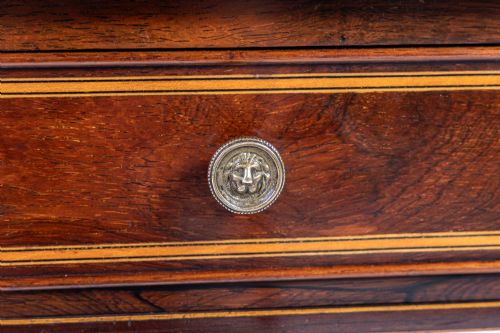 LARGE SCALE 19TH CENTURY ENGLISH REGENCY ROSEWOOD LIBRARYWRITING TABLE - ADDITIONAL PHOTO 1