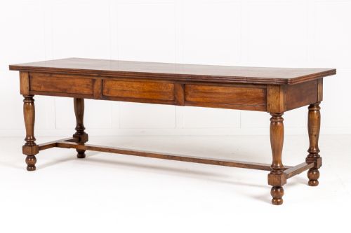 19TH CENTURY FRENCH WALNUT DRAPERSSERVING TABLE - ADDITIONAL PHOTO 9