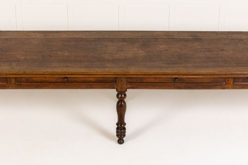 MONUMENTAL 19TH CENTURY FRENCH WALNUT TABLE - ADDITIONAL PHOTO 3