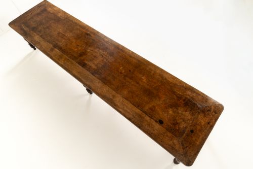 MONUMENTAL 19TH CENTURY FRENCH WALNUT TABLE - ADDITIONAL PHOTO 6