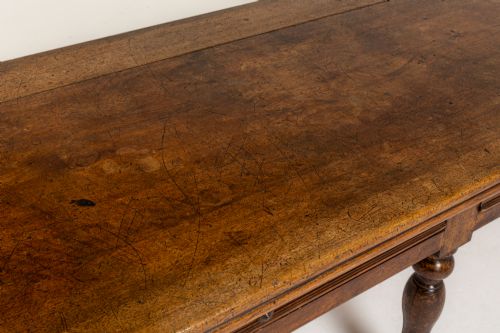 MONUMENTAL 19TH CENTURY FRENCH WALNUT TABLE - ADDITIONAL PHOTO 9