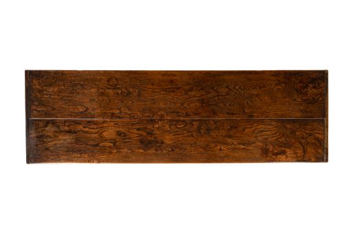 EARLY 18TH CENTURY ENGLISH ELM AND OAK REFECTORY TABLE - ADDITIONAL PHOTO 4
