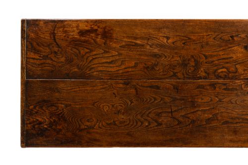 EARLY 18TH CENTURY ENGLISH ELM AND OAK REFECTORY TABLE - ADDITIONAL PHOTO 6
