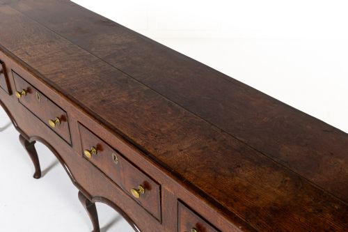 18TH CENTURY ENGLISH OAK DRESSER BASE - ADDITIONAL PHOTO 7