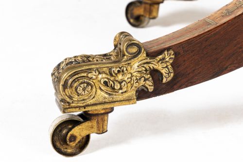19TH CENTURY ENGLISH ROSEWOOD CARD TABLE - ADDITIONAL PHOTO 4