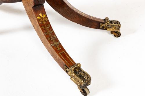 19TH CENTURY ENGLISH ROSEWOOD CARD TABLE - ADDITIONAL PHOTO 5
