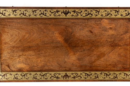 19TH CENTURY ENGLISH ROSEWOOD CARD TABLE - ADDITIONAL PHOTO 8