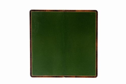 19TH CENTURY ENGLISH ROSEWOOD CARD TABLE - ADDITIONAL PHOTO 9