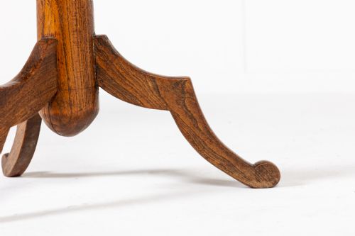 19TH CENTURY FRENCH COUNTRY TRIPOD OCCASIONAL TABLE - ADDITIONAL PHOTO 2