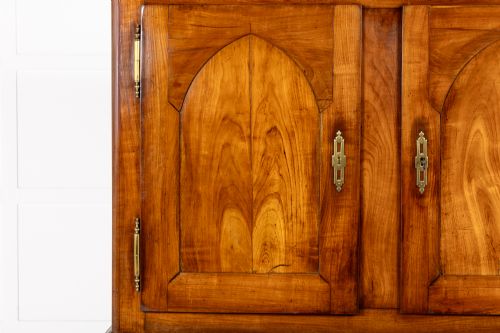 18TH CENTURY FRENCH CHERRY WOOD BUFFET DEUX CORPS - ADDITIONAL PHOTO 3