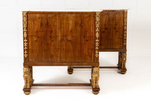 PAIR OF IMPORTANT 19TH CENTURY VENETIAN CABINETS ON STANDS - ADDITIONAL PHOTO 3