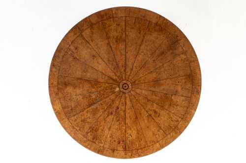 19TH CENTURY ENGLISH BURR ELM CENTRE TABLE - ADDITIONAL PHOTO 1