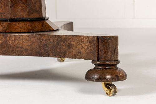 19TH CENTURY ENGLISH BURR ELM CENTRE TABLE - ADDITIONAL PHOTO 7