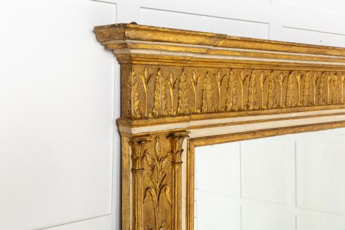 LARGE 19TH CENTURY ITALIAN GILTWOOD MIRROR - ADDITIONAL PHOTO 2