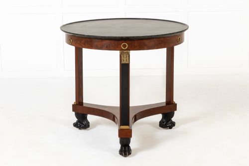 19th century french mahogany guridon - CATEGORY: ANTIQUE TABLES - DATED 19TH CENTURY