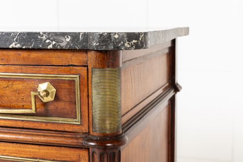 18TH CENTURY FRENCH LOUIS XVI PERIOD MAHOGANY COMMODE - ADDITIONAL PHOTO 1