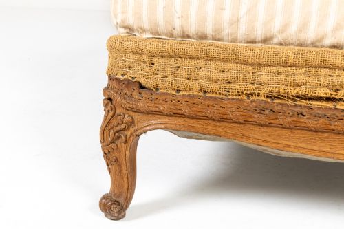 LARGE 19TH CENTURY FRENCH OAK ARMCHAIR - ADDITIONAL PHOTO 2