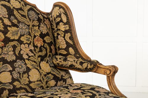 GRAND SCALE PAIR OF 19TH CENTURY FRENCH ARMCHAIRS - ADDITIONAL PHOTO 6