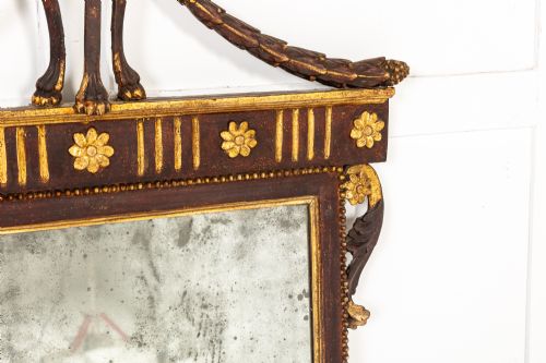 18TH CENTURY ITALIAN PAINTED MIRROR - ADDITIONAL PHOTO 2