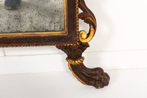 18TH CENTURY ITALIAN PAINTED MIRROR - ADDITIONAL PHOTO 5
