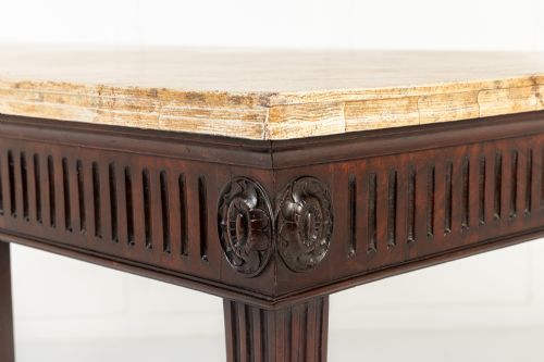 18TH CENTURY ENGLISH MAHOGANY SERVING TABLE - ADDITIONAL PHOTO 4