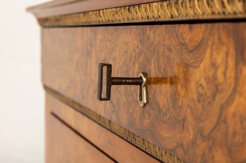 PAIR OF 19TH CENTURY ITALIAN BURR WALNUT COMMODES - ADDITIONAL PHOTO 10