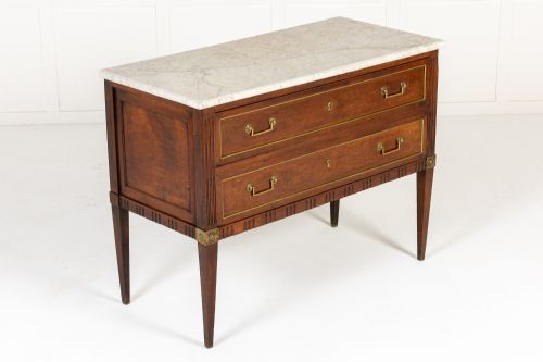 18TH CENTURY FRENCH MAHOGANY COMMODE - ADDITIONAL PHOTO 5