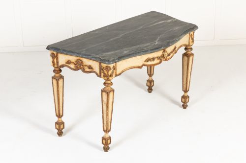18TH CENTURY ITALIAN PAINTED CONSOLE TABLE - ADDITIONAL PHOTO 4