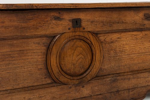 18TH CENTURY FRENCH OAK COFFER - ADDITIONAL PHOTO 7