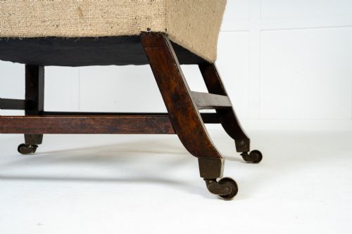18TH CENTURY ENGLISH WING CHAIR - ADDITIONAL PHOTO 4