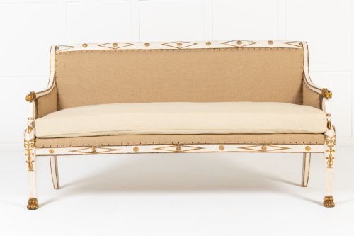 19th century italian sofa - CATEGORY: ANTIQUE SOFAS - DATED 19TH CENTURY