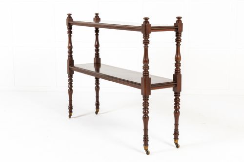 19TH CENTURY MAHOGANY TAGREWHATNOT - ADDITIONAL PHOTO 5