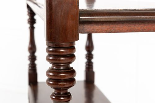 19TH CENTURY MAHOGANY TAGREWHATNOT - ADDITIONAL PHOTO 7