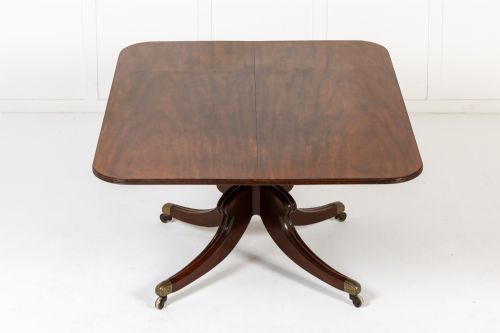 LARGE SCALE 19TH CENTURY ENGLISH REGENCY MAHOGANY TILT TOP TABLE - ADDITIONAL PHOTO 2