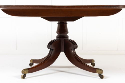 LARGE SCALE 19TH CENTURY ENGLISH REGENCY MAHOGANY TILT TOP TABLE - ADDITIONAL PHOTO 3