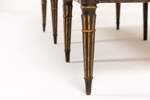 19TH CENTURY ITALIAN PAINTED AND GILT SETTEE - ADDITIONAL PHOTO 6