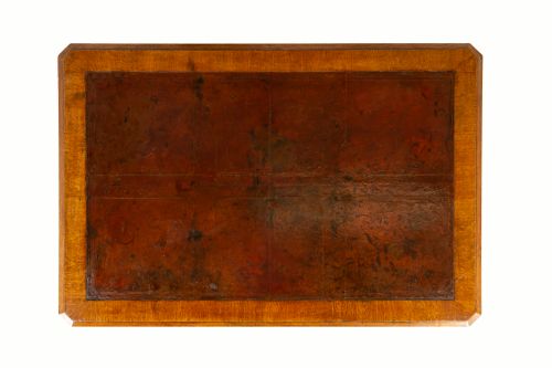 LARGE 19TH CENTURY ENGLISH OAK PARTNERS DESK - ADDITIONAL PHOTO 6