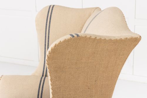 19TH CENTURY ENGLISH WING CHAIR - ADDITIONAL PHOTO 6