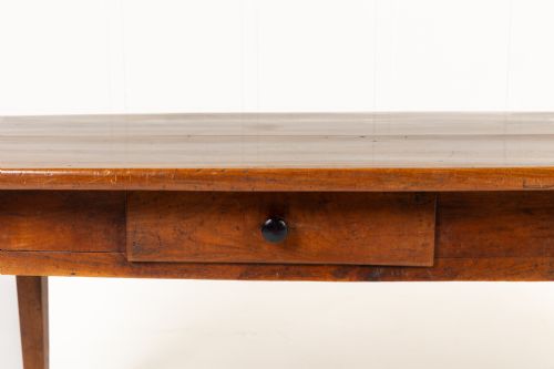 LARGE 18TH CENTURY FRENCH CHERRYWOOD FARMHOUSE TABLE - ADDITIONAL PHOTO 1