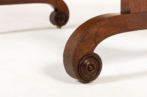 ENGLISH REGENCY MAHOGANY LIBRARY TABLE - ADDITIONAL PHOTO 9