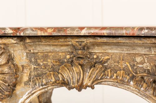 18TH CENTURY ITALIAN SILVER GILT CONSOLE TABLE - ADDITIONAL PHOTO 2