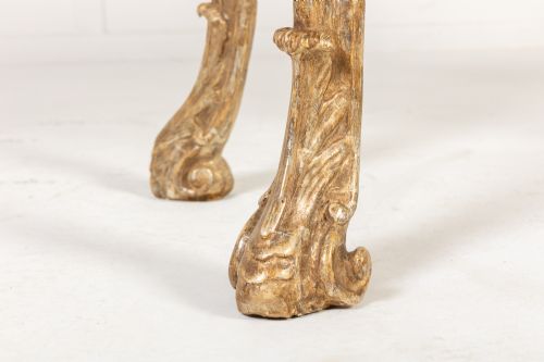 18TH CENTURY ITALIAN SILVER GILT CONSOLE TABLE - ADDITIONAL PHOTO 5