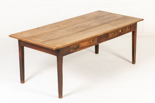 19th century english oak and ash farmhouse table - CATEGORY: ANTIQUE TABLES - DATED 19TH CENTURY