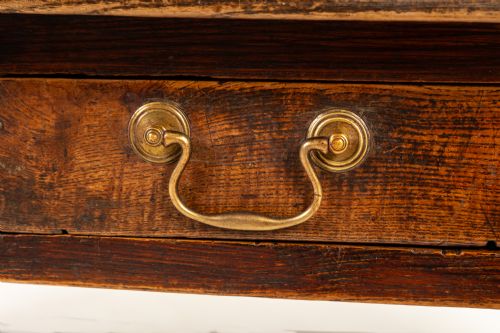 19TH CENTURY ENGLISH OAK AND ASH FARMHOUSE TABLE - ADDITIONAL PHOTO 2