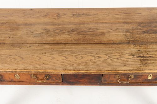 19TH CENTURY ENGLISH OAK AND ASH FARMHOUSE TABLE - ADDITIONAL PHOTO 6
