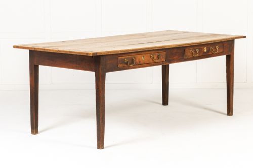 19TH CENTURY ENGLISH OAK AND ASH FARMHOUSE TABLE - ADDITIONAL PHOTO 8