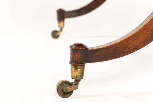 19TH CENTURY ENGLISH REGENCY MAHOGANY WRITING TABLESIDE TABLE - ADDITIONAL PHOTO 8