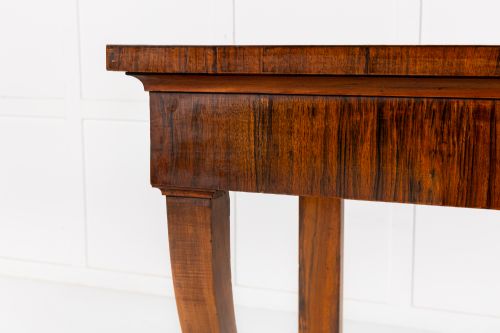 PAIR OF 19TH CENTURY ITALIAN WALNUT CONSOLE TABLES - ADDITIONAL PHOTO 1